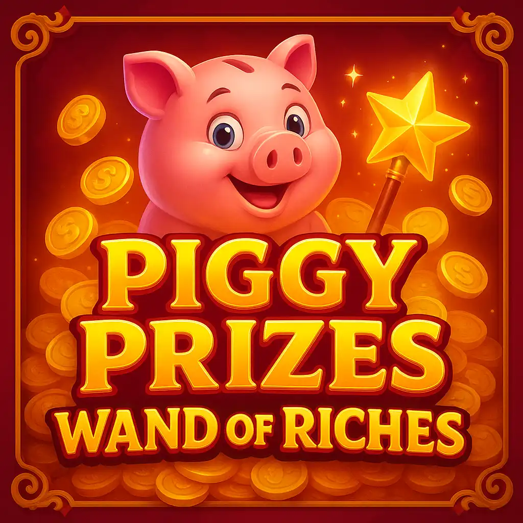 Piggy Prizes Wand of Riches slot game artwork