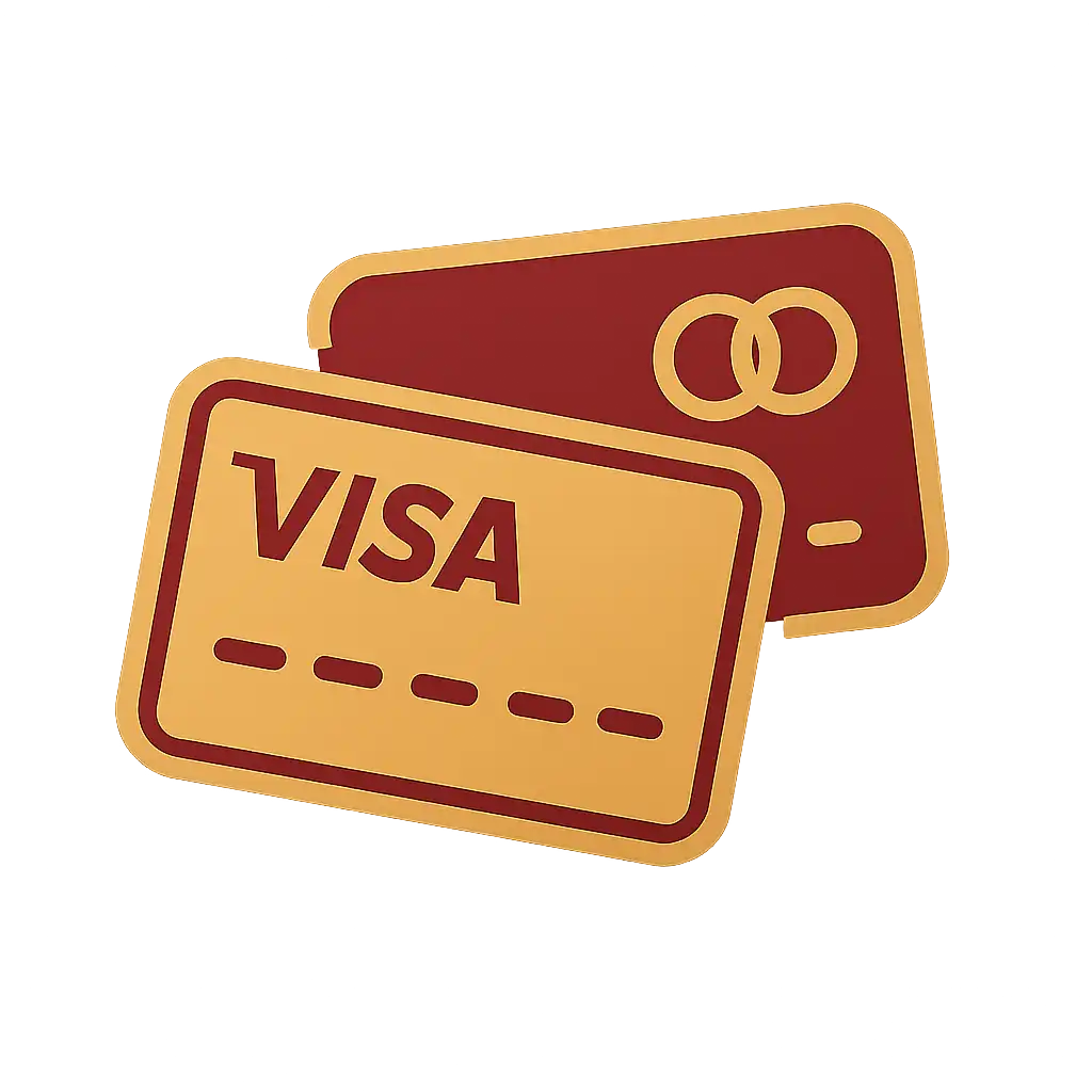 Visa and Mastercard icon